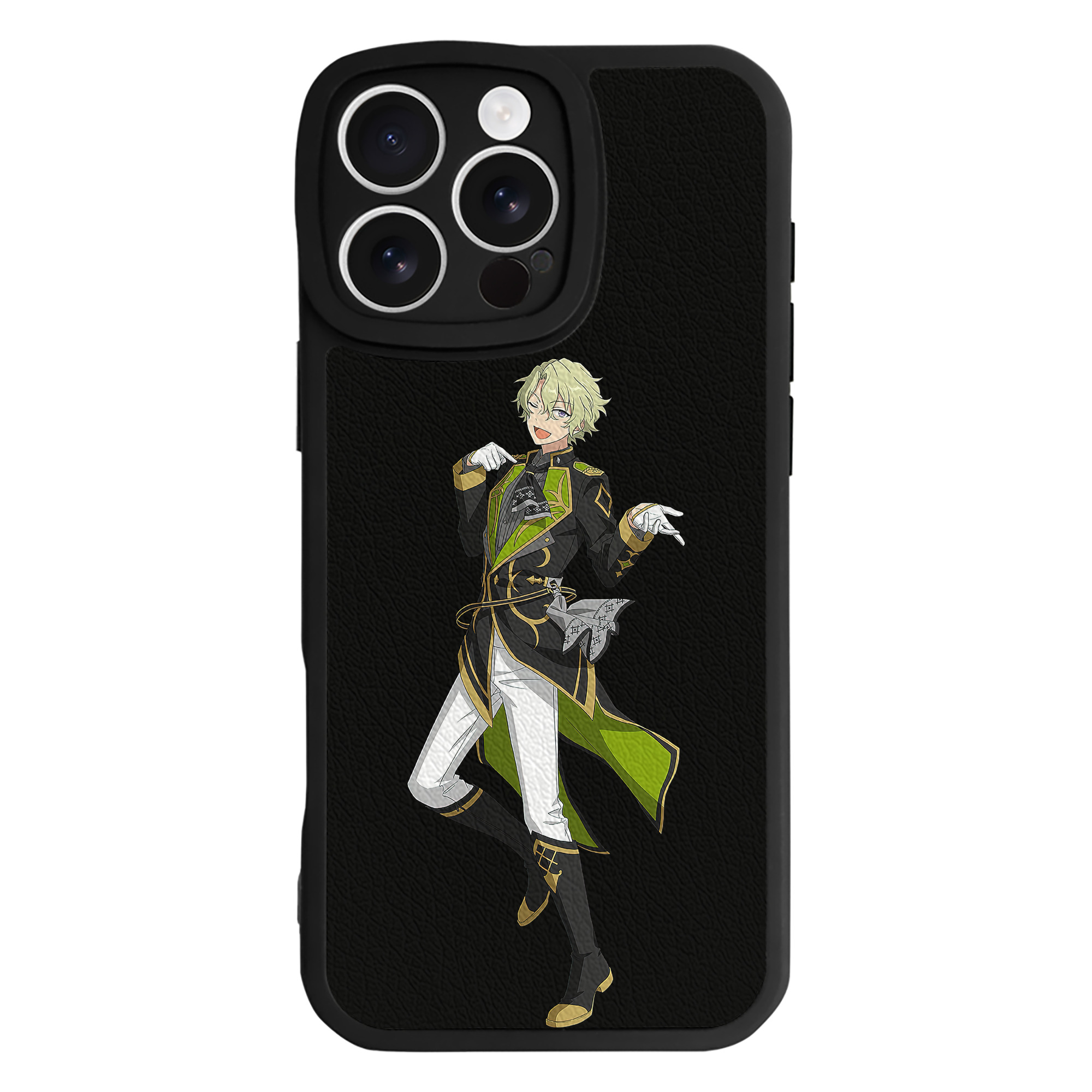 （画像用） あんさんぶるスターズ! Ensemble Stars 【iPhone 16シリーズ対応】シリコンスマホケース（レザー調） 材質：シリコン
